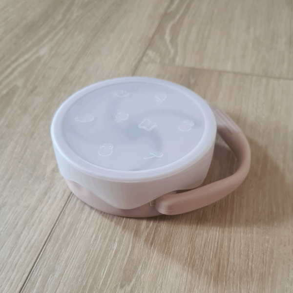 Snackbeker Roze Siliconen